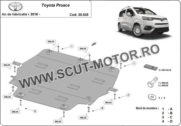 Scut Motor Toyota Proace 2