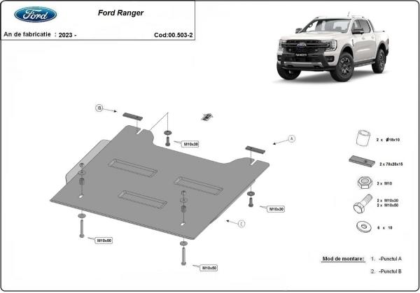 Scut reductor Ford Ranger 6