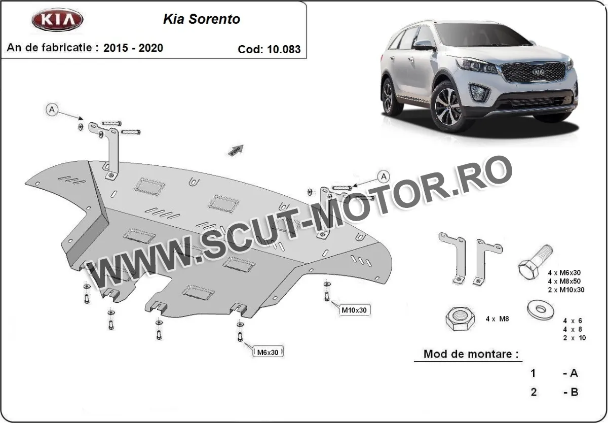 Scut motor Kia Sorento  2015-2020