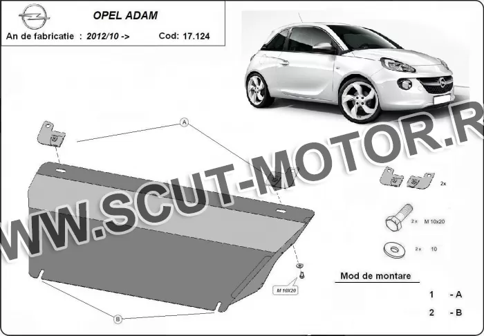 Scut motor Opel Adam 2012-2019