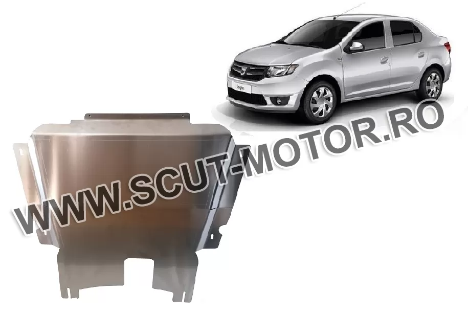 Scut motor metalic din aluminiu Dacia Logan 2 2012-2020