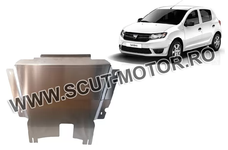 Scut motor metalic din aluminiu Dacia Sandero 2 2012-2020