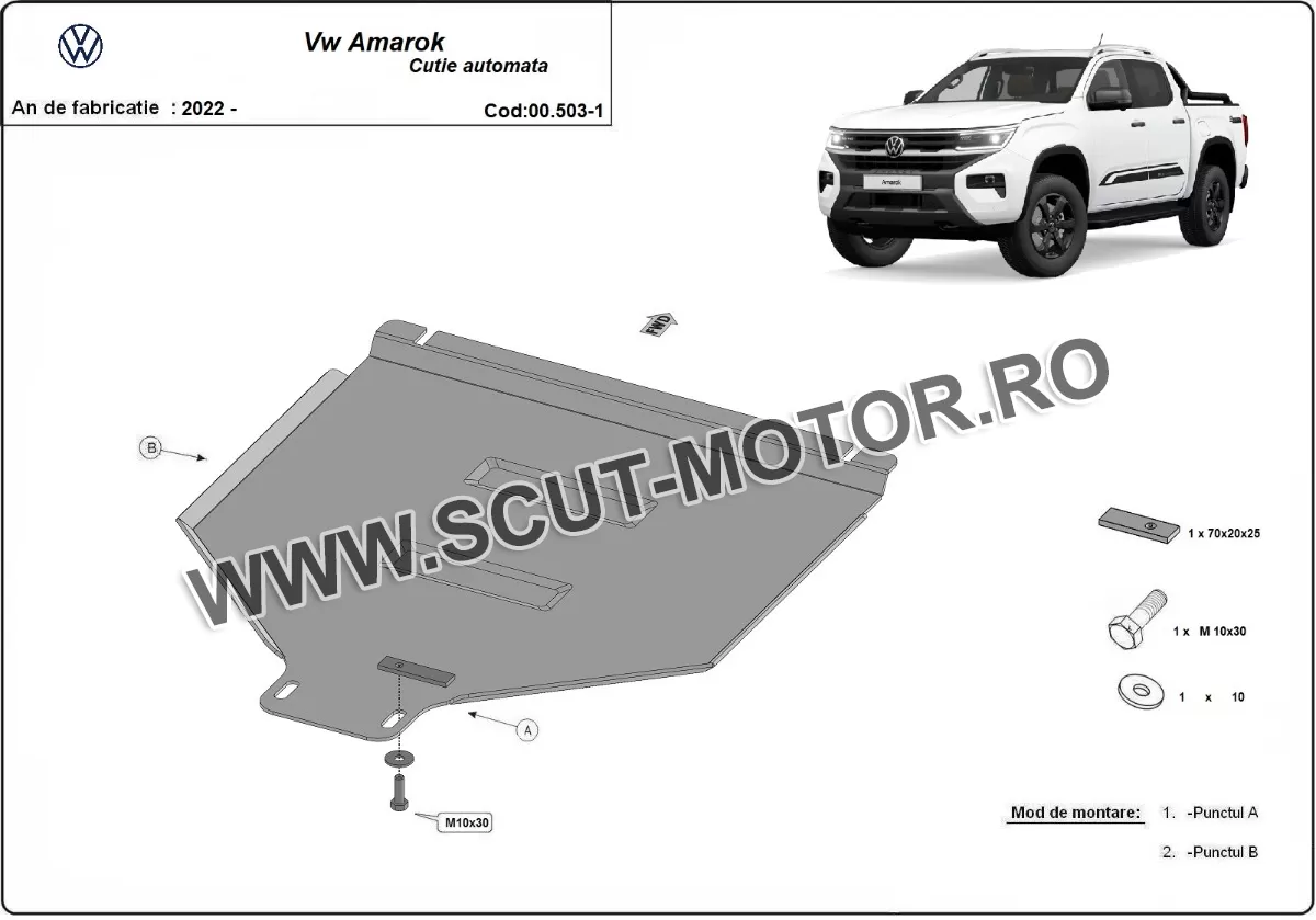 Scut cutie de viteză automată Volkswagen Amarok 2022-2024