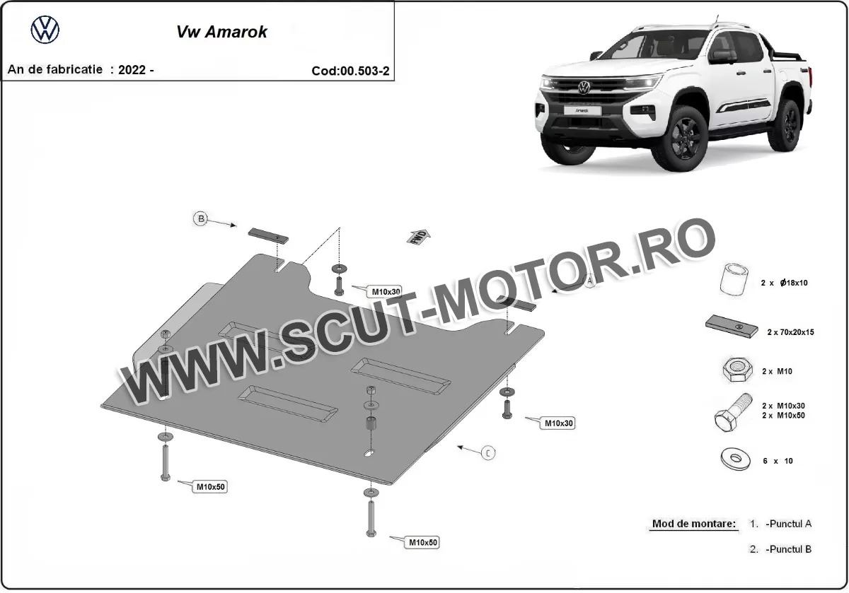 Scut reductor Volkswagen Amarok 2022-2023