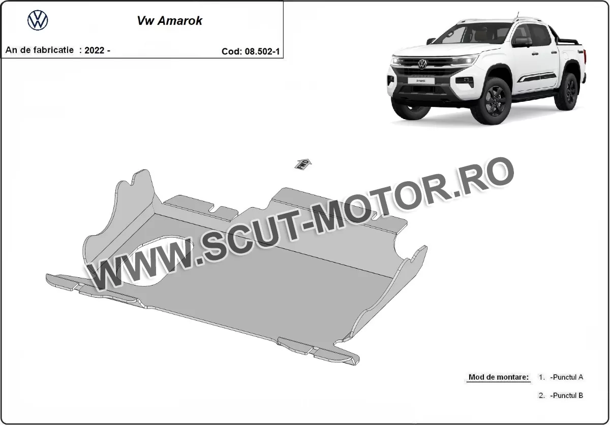 Scut motor Volkswagen Amarok 2022-2023