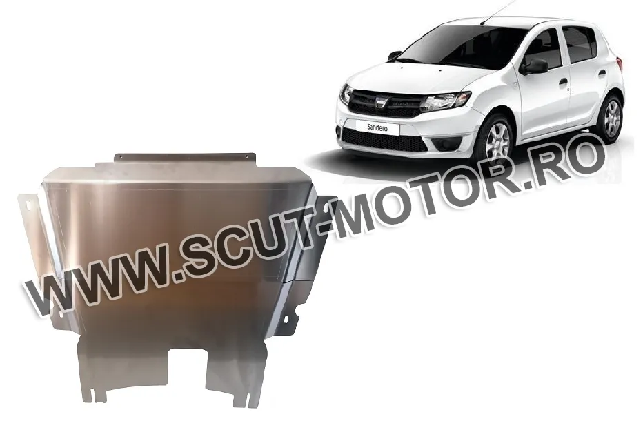 Scut motor metalic din aluminiu Dacia Sandero 2 2012-2020