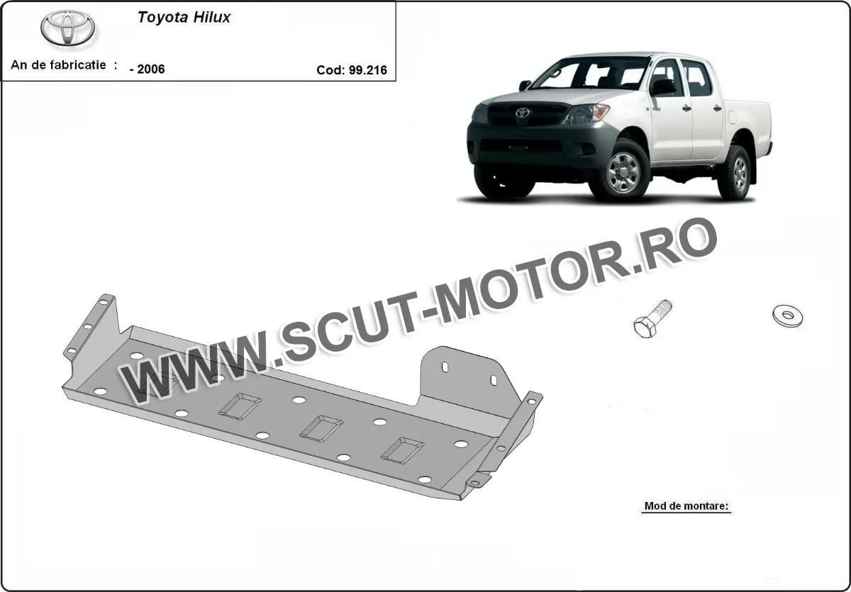 Scut rezervor Toyota Hilux 2000-2006