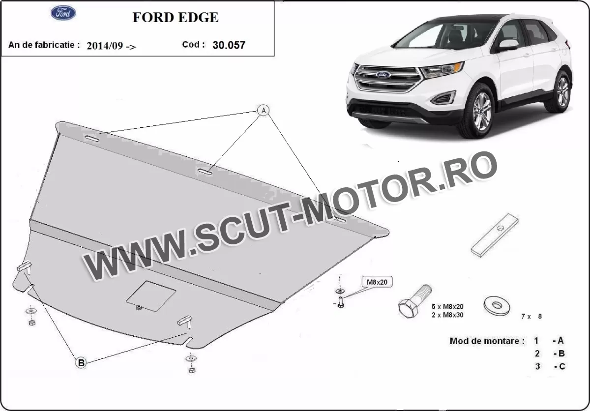 Scut motor Ford Edge 2016-2021