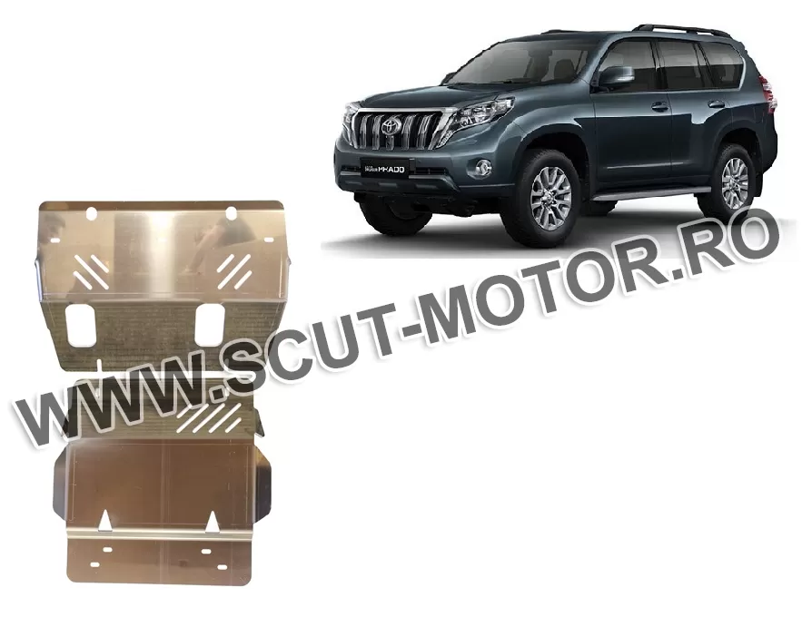 Scut motor din aluminiu Toyota Land Cruiser 150 2009-2024