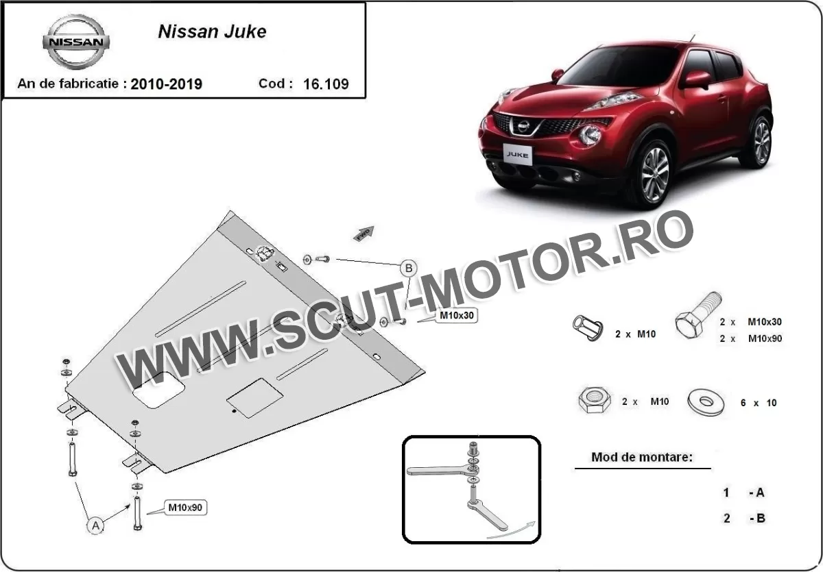 Scut motor Nissan Juke 2010-2019