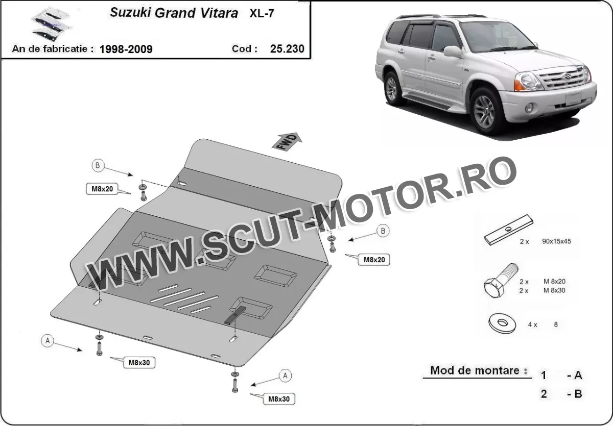 Scut motor Suzuki Grand Vitara XL-7 1998-2009