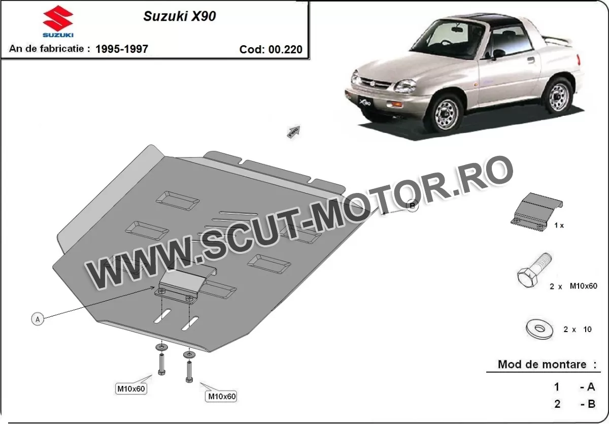 Scut cutie de viteză Suzuki X90 1995-1997