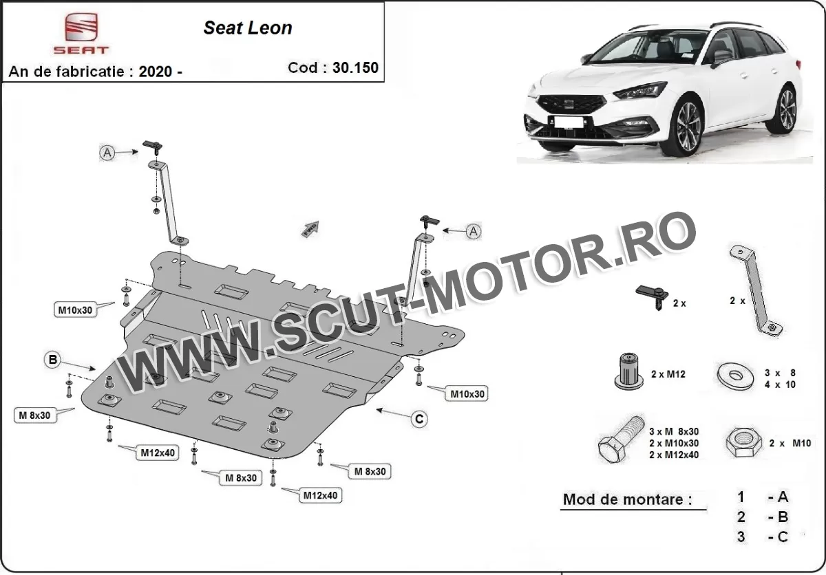 Scut motor Seat Leon 2020-2024