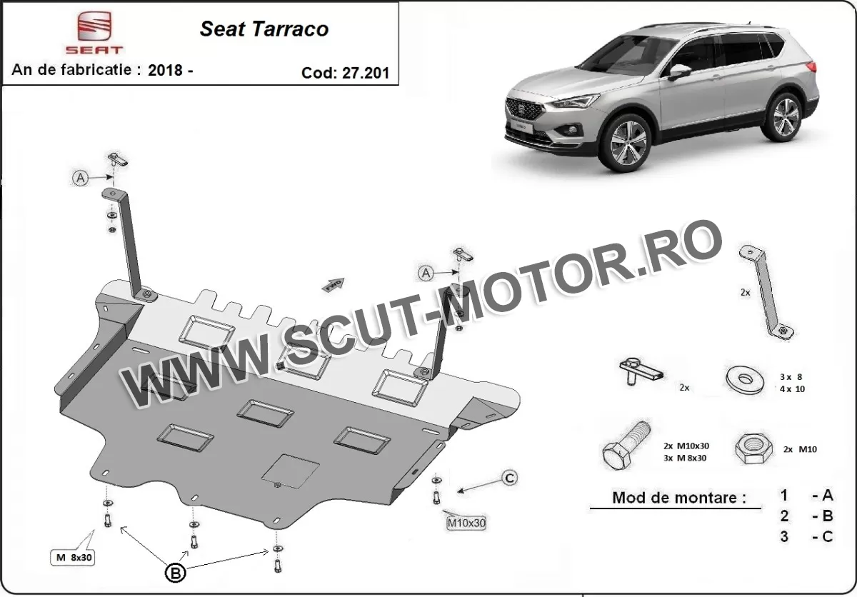 Scut motor Seat Tarraco 2018-2024